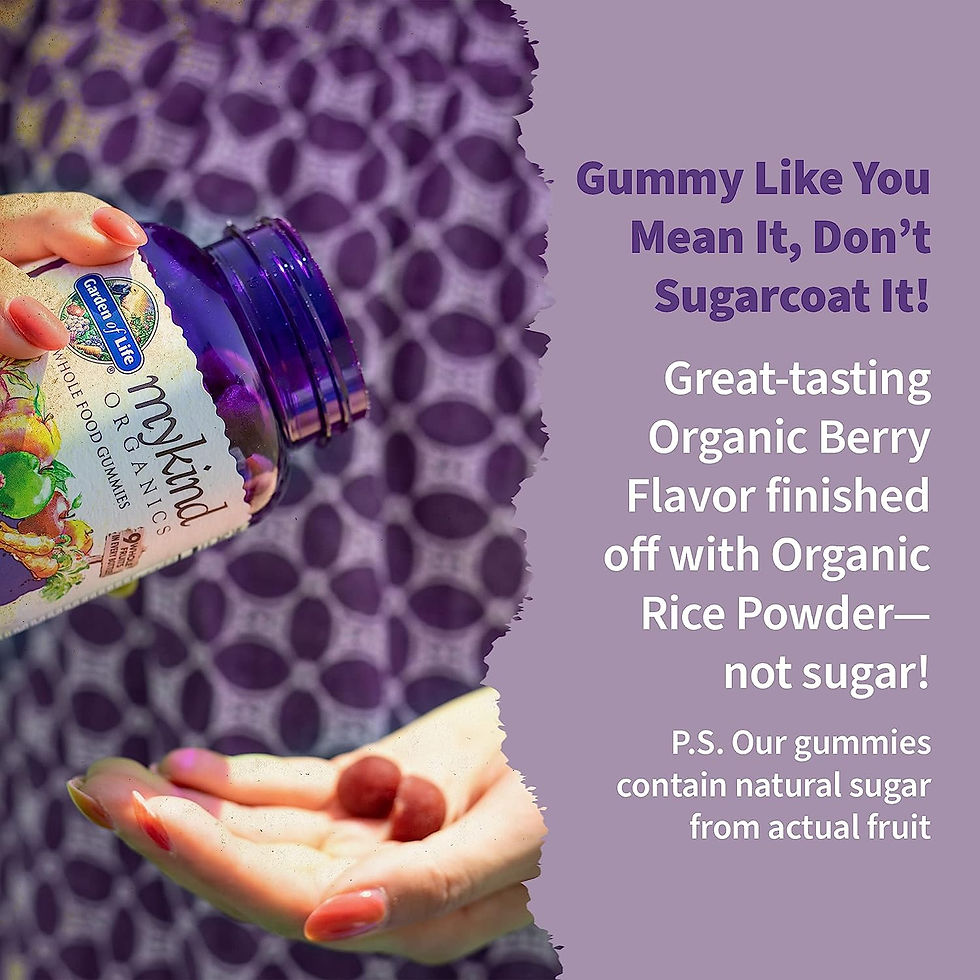 Thumbnail: Garden of Life Prenatal Gummies Multivitamin with Vitamin D3, B6, B12, C & Fola