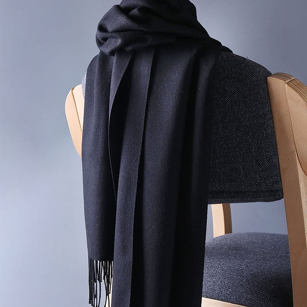 Thumbnail: OHAYOMI Womens Pashmina Shawl Wrap Scarf Solid Color Pashmina