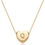 Thumbnail: Tiny Gold Initial Heart Necklace-14K Gold Filled Handmade Dainty Personalized L