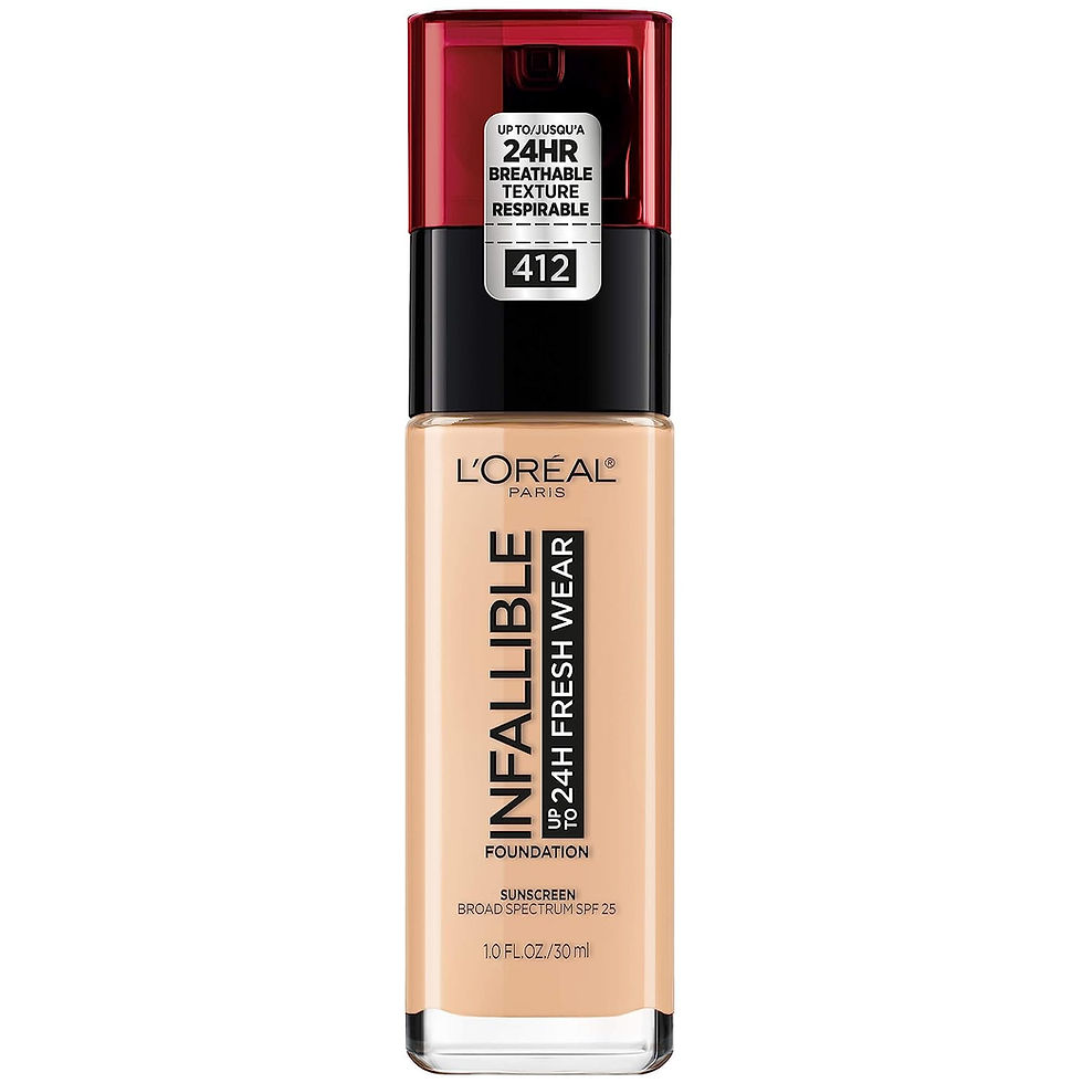 Thumbnail: L'Oreal Paris Makeup Infallible Up to 24 Hour Fresh Wear Foundation, Ivory, 1 f