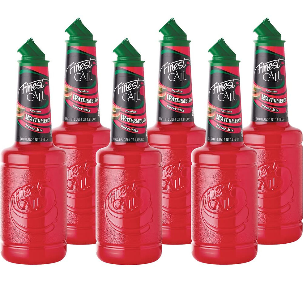 Finest Call Premium Watermelon Fruit Puree Drink Mix, 1 Liter Bottle (33.8 Fl O