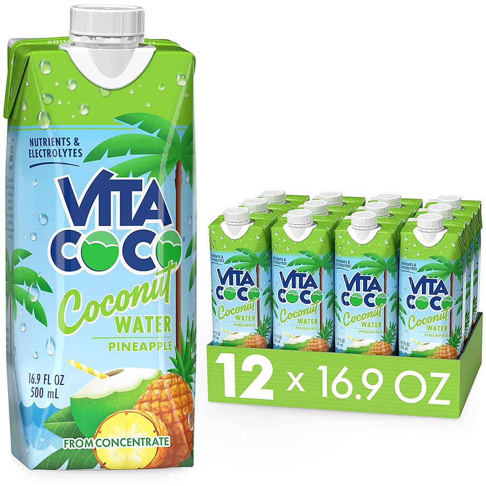 Thumbnail: Vita Coco Coconut Water, Peach & Mango - Naturally Hydrating Electrolyte Drink 