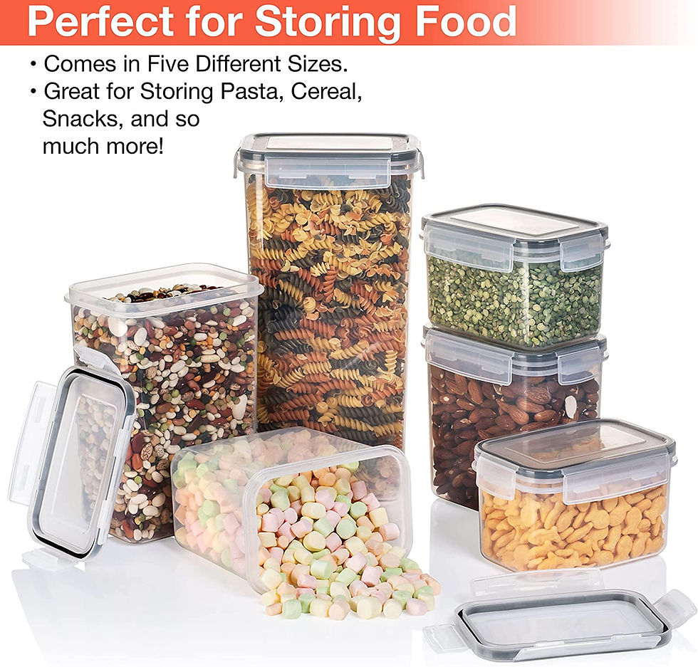 Thumbnail: ClearSpace Airtight Food Storage Containers – 24 Pack BPA Free Kitchen Organi