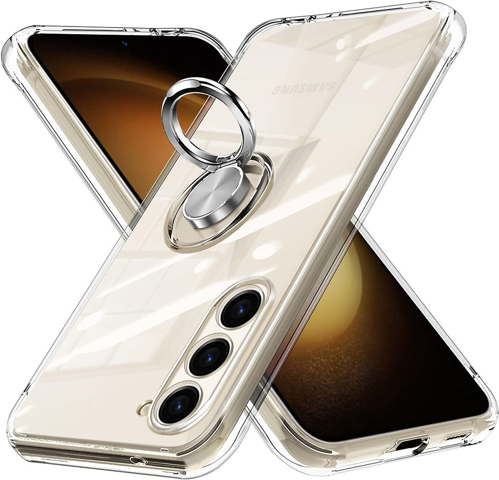 Thumbnail: Guuboly Crystal Clear Designed for iPhone 14 Pro Case with Ring Holder Kickstan