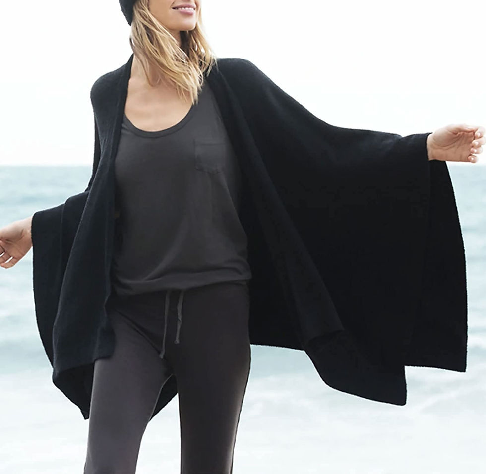 Thumbnail: MissShorthair Women's Lightweight Knitted Scarf Poncho Sweater Cape Shawl Versa
