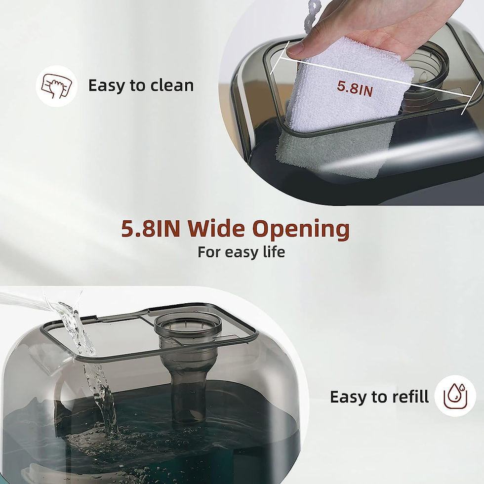 Thumbnail: BEAR Humidifiers for Bedroom Large Room Home, 5L Cool Mist Humidifier for Plant