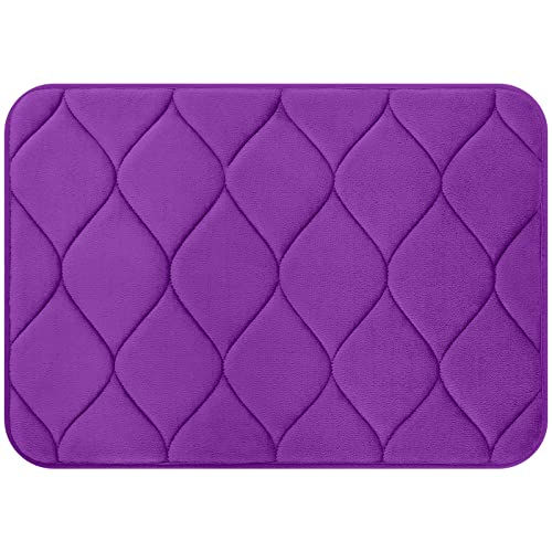 Thumbnail: Colorxy Memory Foam Bathroom Rugs, Ultra Soft & Non-Slip Bath Mat, Water Absorb