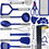 Thumbnail: Home Hero 25-pcs Kitchen Utensils Set - Nylon & Stainless Steel Cooking Utensil