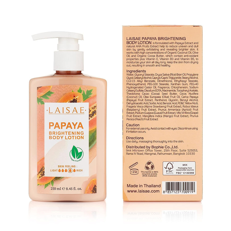 Thumbnail: Papaya Skin Brightening Body Lotion, Exfoliating & Daily Moisturizing with Coco