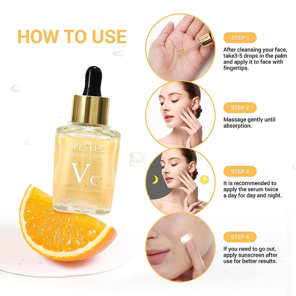 Thumbnail: BREYLEE Vitamin C Serum for Face & Eye (1.4 oz) for Brightening Skin, Dark Spot