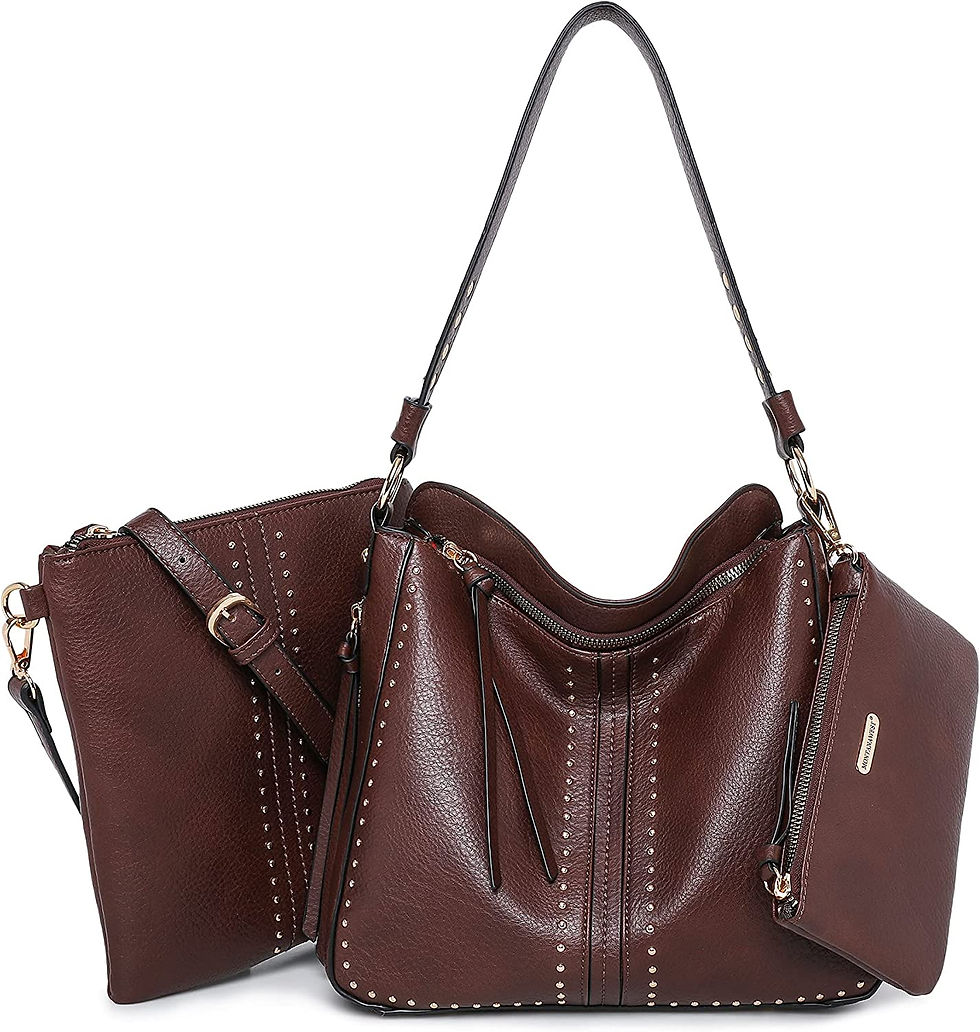 Thumbnail: Montana West Tote Handbags for Women Concealed Carry Purses Vegan Leather Hobo 
