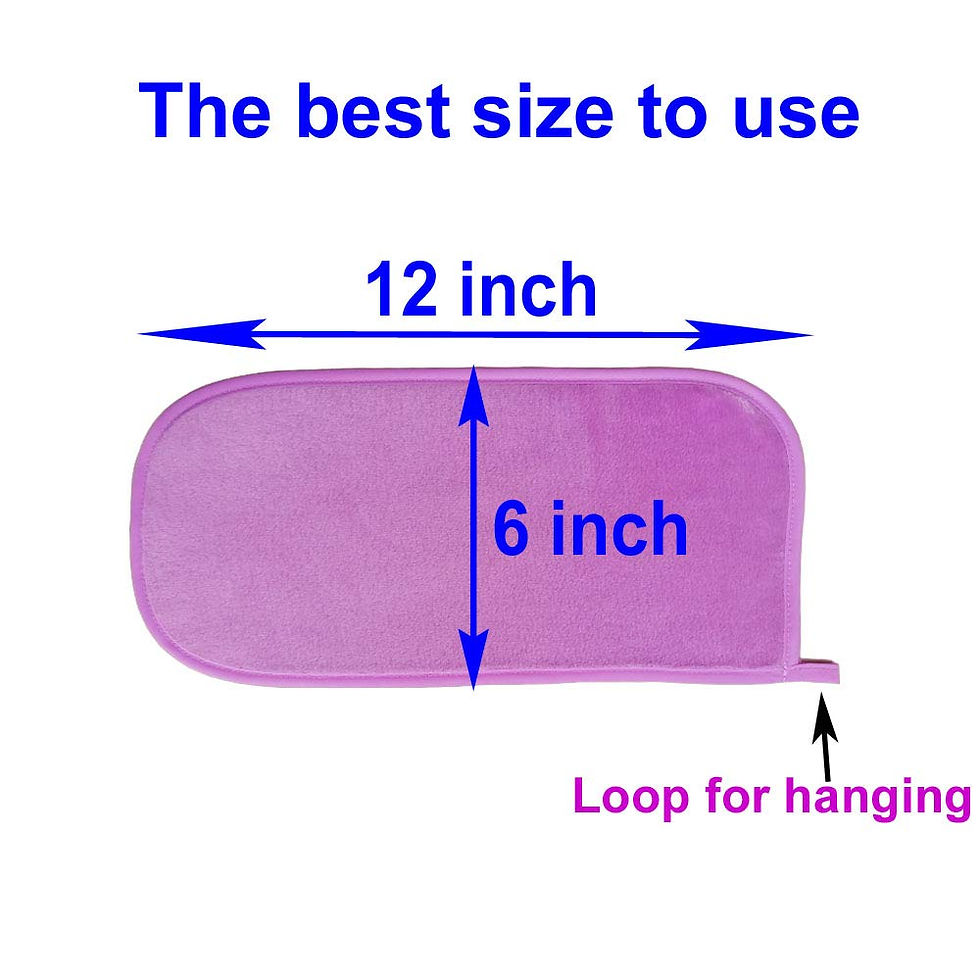 Thumbnail: Makeup Remove Face Towels, Reusable Makeup Remover Cloths (6 packs), Makeup Rem