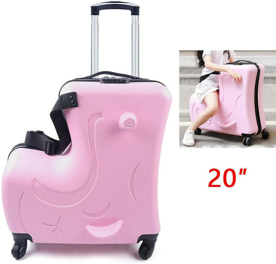Thumbnail: TFCFL Suitcase Kid Luggage Travel Fashionable Appearance Rideable Funny Suitcas
