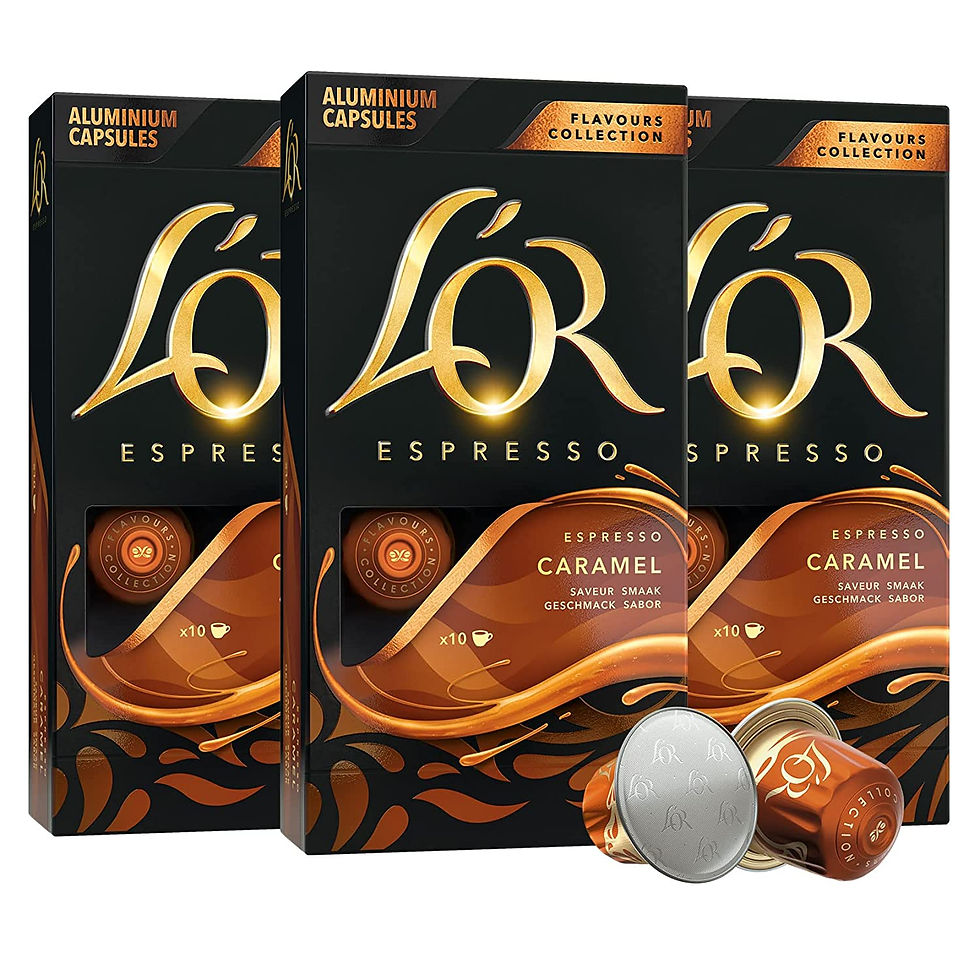 Thumbnail: L'OR Espresso Capsules, 30 Count Variety Pack Vanilla/Chocolate/Caramel, Single