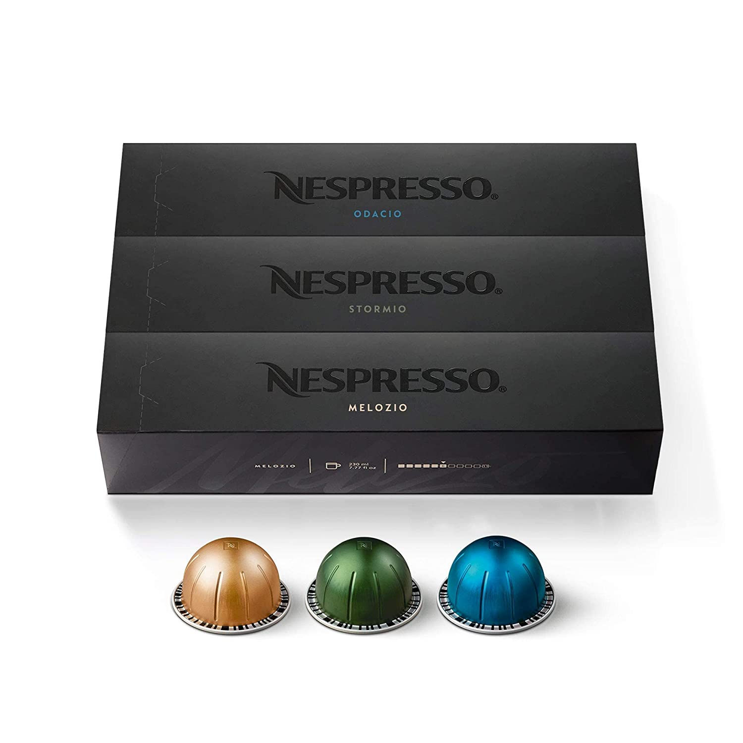 Nespresso Capsules VertuoLine, Medium and Dark Roast Coffee, Variety Pack, Stor