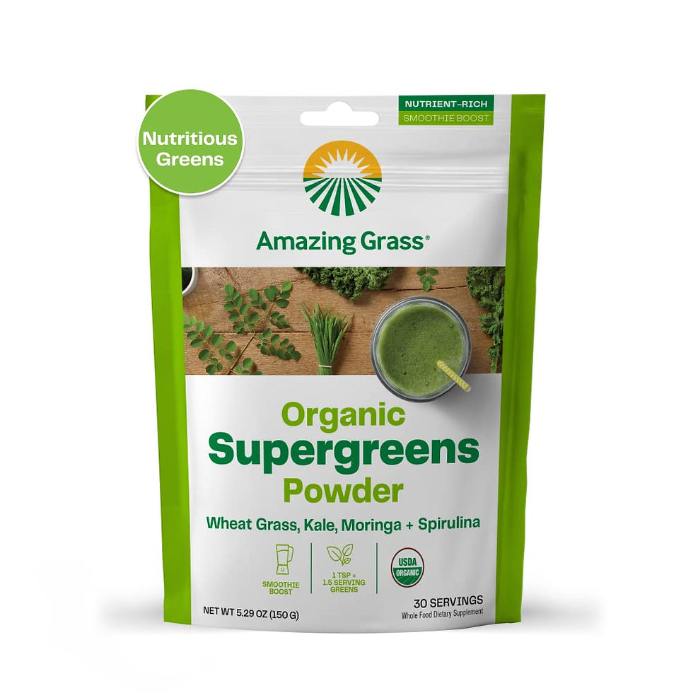 Thumbnail: Amazing Grass Super Greens Booster: Greens Powder Smoothie Mix with Spirulina, 