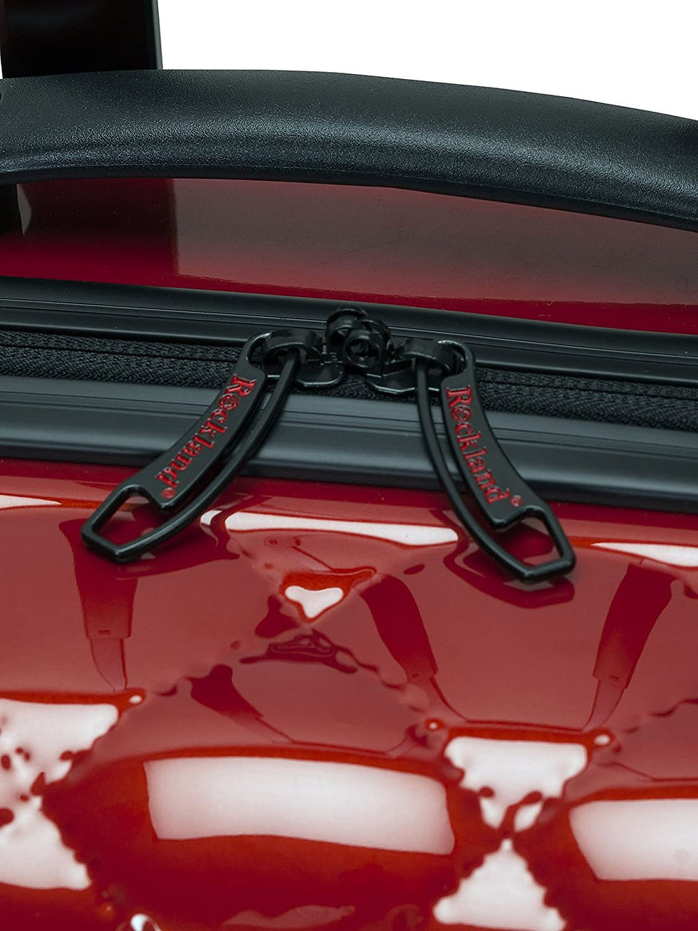 Thumbnail: Rockland Quilt Hardside Expandable Spinner Wheel Luggage Set, Red, 3-Piece (20/