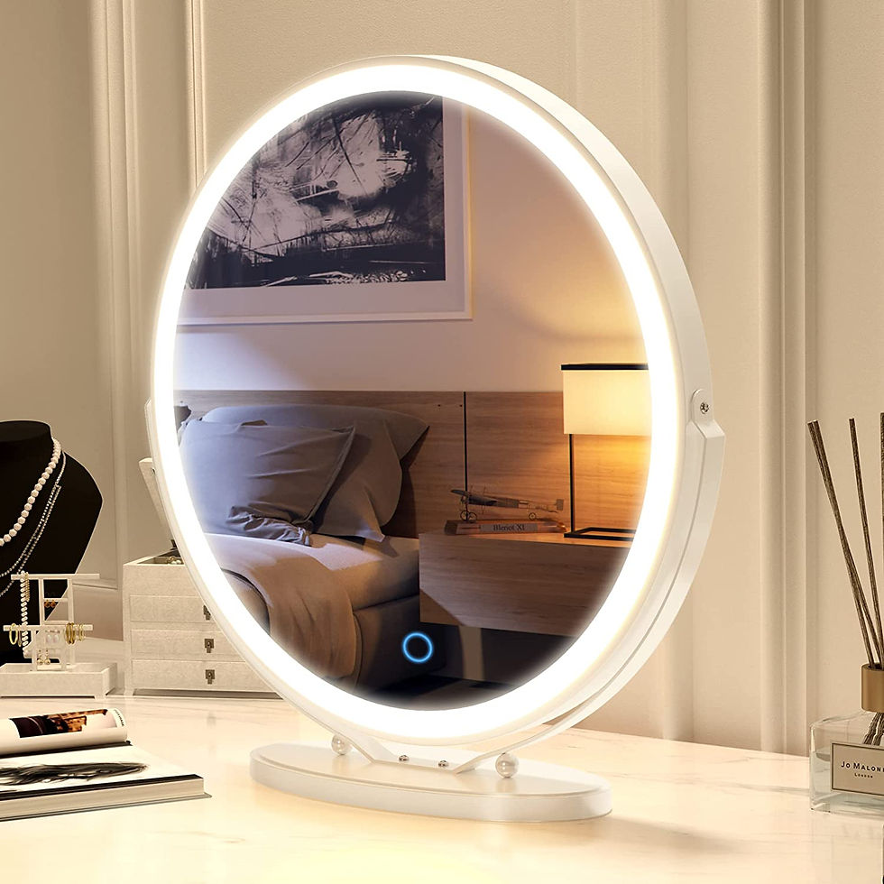 Thumbnail: Vlsrka 20 inch Makeup Mirror Vanity Mirror with 3 Color Lighting Modes, Touch C