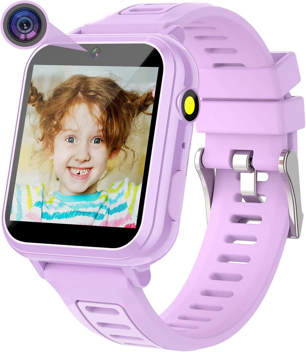 Thumbnail: Sedzofan Smart Watch for Kids, Gift for Girls Age 6-12, 24 Puzzle Games HD Touc