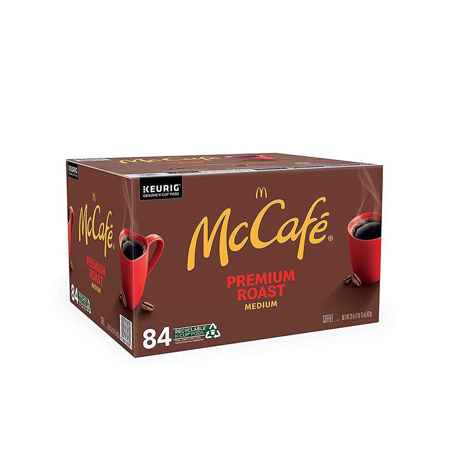 Thumbnail: McCafe Premium Medium Roast K-Cup Coffee Pods, Premium Roast, 84 Count