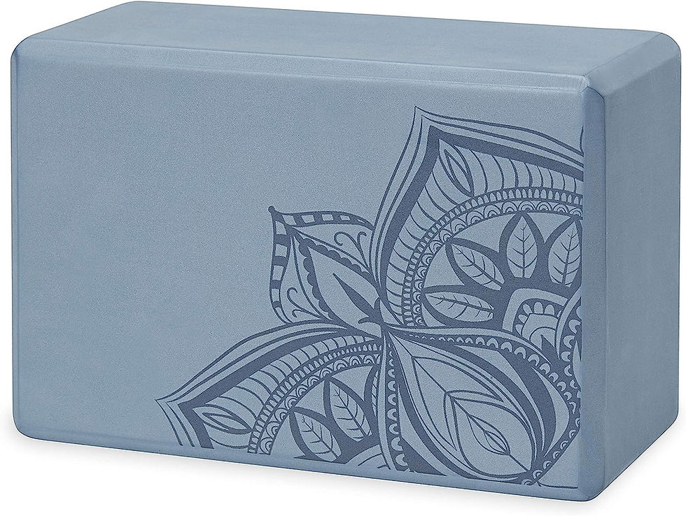 Thumbnail: Gaiam Yoga Block - Supportive Latex-Free EVA Foam Soft Non-Slip Surface for Yog
