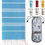 Thumbnail: BAY LAUREL Turkish Beach Towel with Travel Bag 39 x 71 Quick Dry Sand Free Ligh