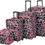 Thumbnail: Rockland Fashion Softside Upright Luggage Set, Black Dot, 2-Piece (14/19)