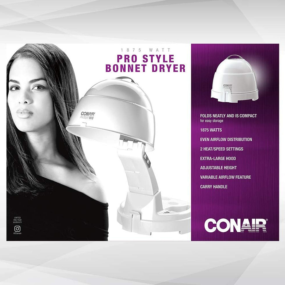 Thumbnail: Conair Bonnet Hair Dryer, 1875W Pro Style Bonnet Ionic Hair Dryer