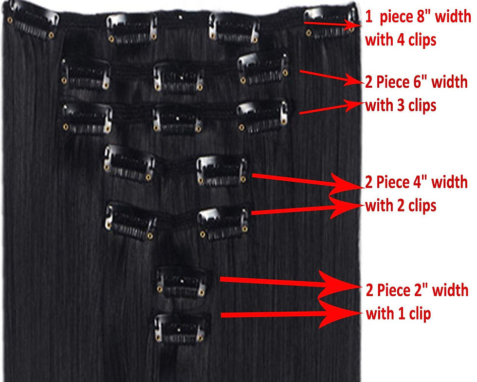 Thumbnail: Lelinta 7Pcs 16 Clips 24 Inch Wavy Curly Full Head Clip in on Double Weft Hair 