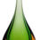 Thumbnail: Cá d'Oro Drop Glass Vase Bicolor Green/Amber Hand Blown Murano-Style Art Glass