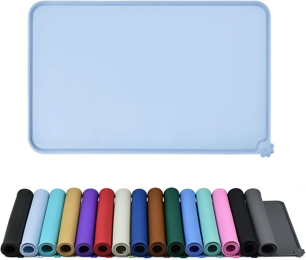 Thumbnail: Reopet Silicone Dog Cat Bowl Mat Non-Stick Food Pad Water Cushion Waterproof - 