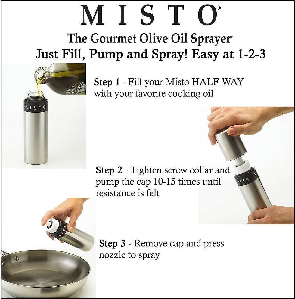 Thumbnail: Misto Oil Sprayer, Set of Two, Silver