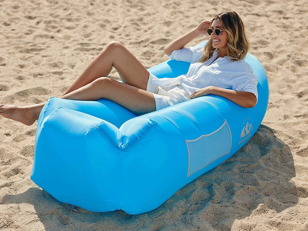 Thumbnail: WEKAPO Inflatable Lounger Air Sofa Hammock-Portable,Water Proof& Anti-Air Leaki