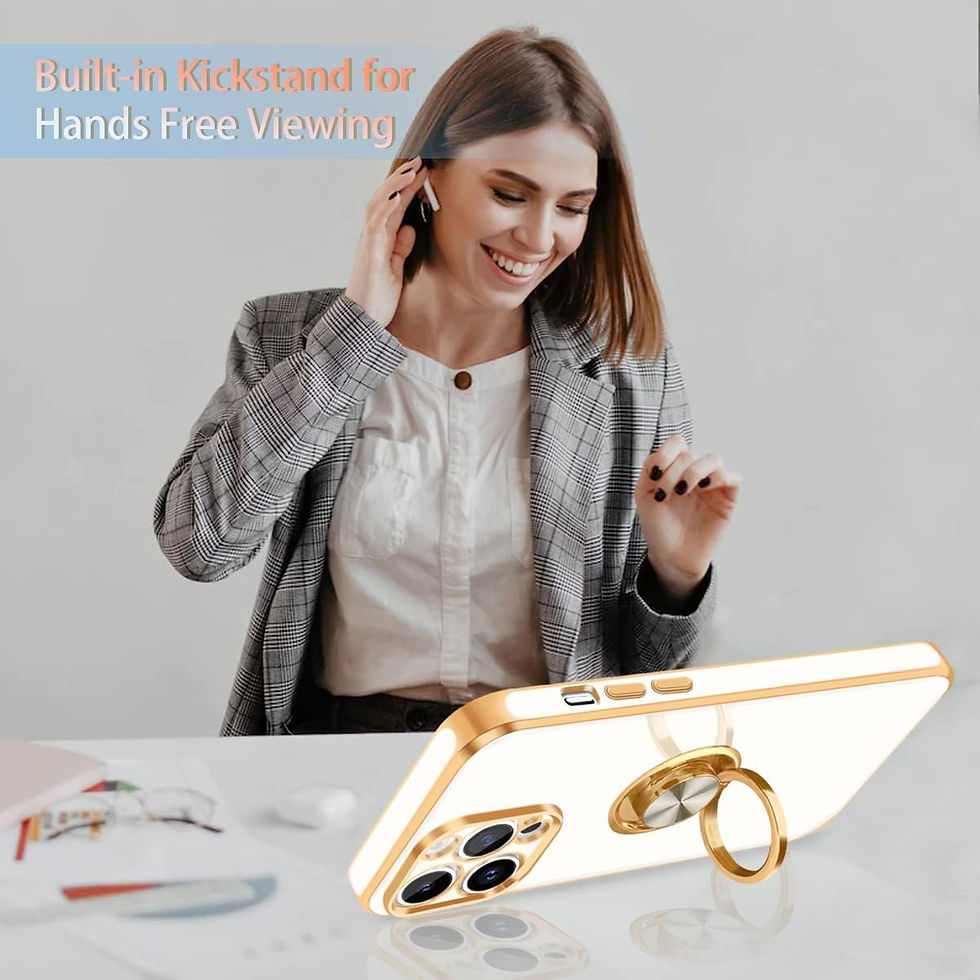 Thumbnail: Fingic for iPhone 14 Pro Case with Ring Stand, [360° Rotatable Ring Holder Mag