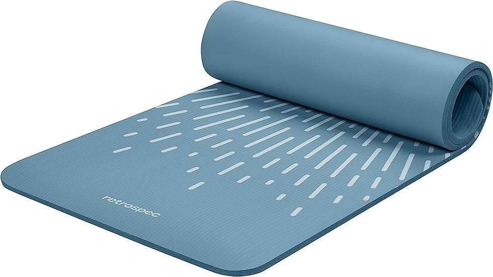 Thumbnail: Retrospec Retrospec Solana Yoga Mat 1/2" Thick w/ Nylon Strap for Men & Women -