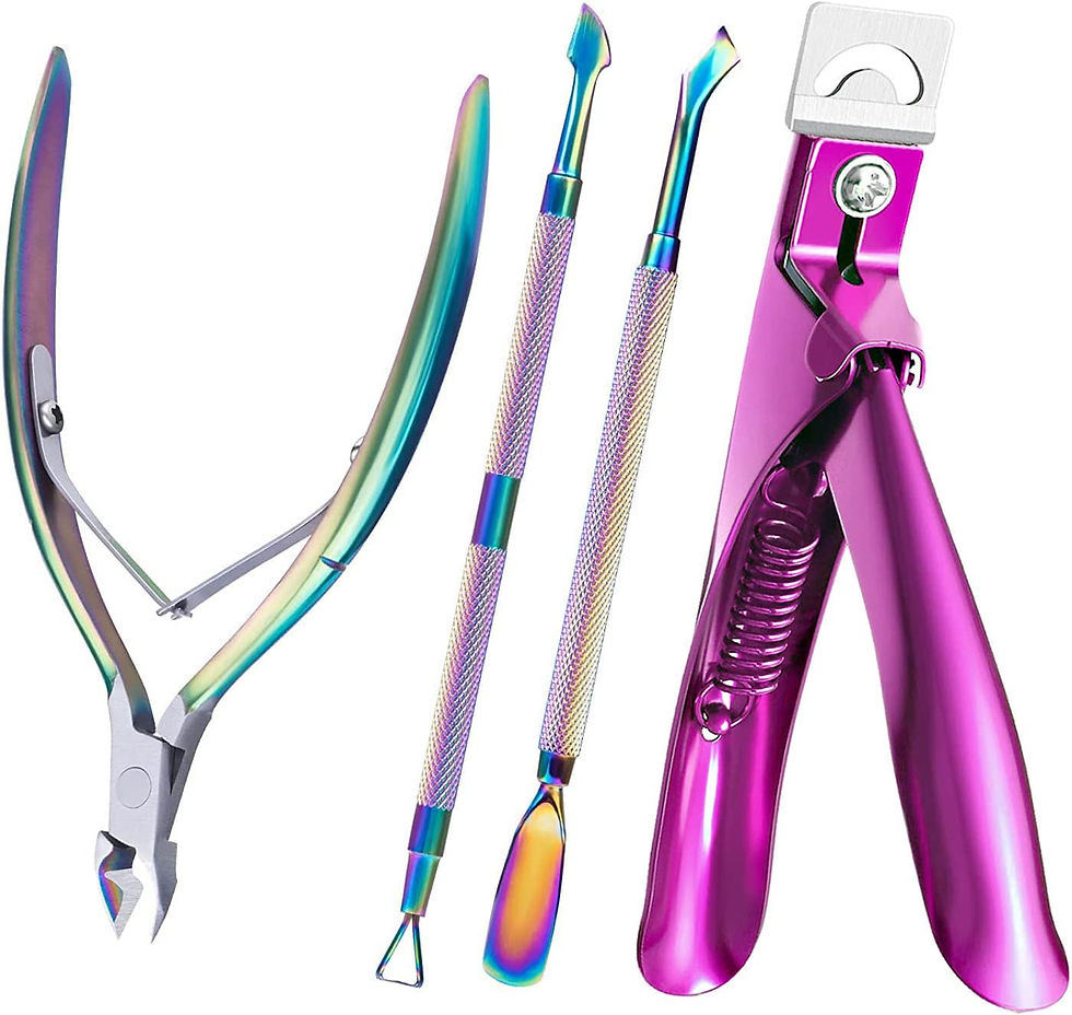 Thumbnail: Melodysusie Acrylic Nail Clippers 3 in 1 Kit, Nail Clippers Cutters for Acrylic