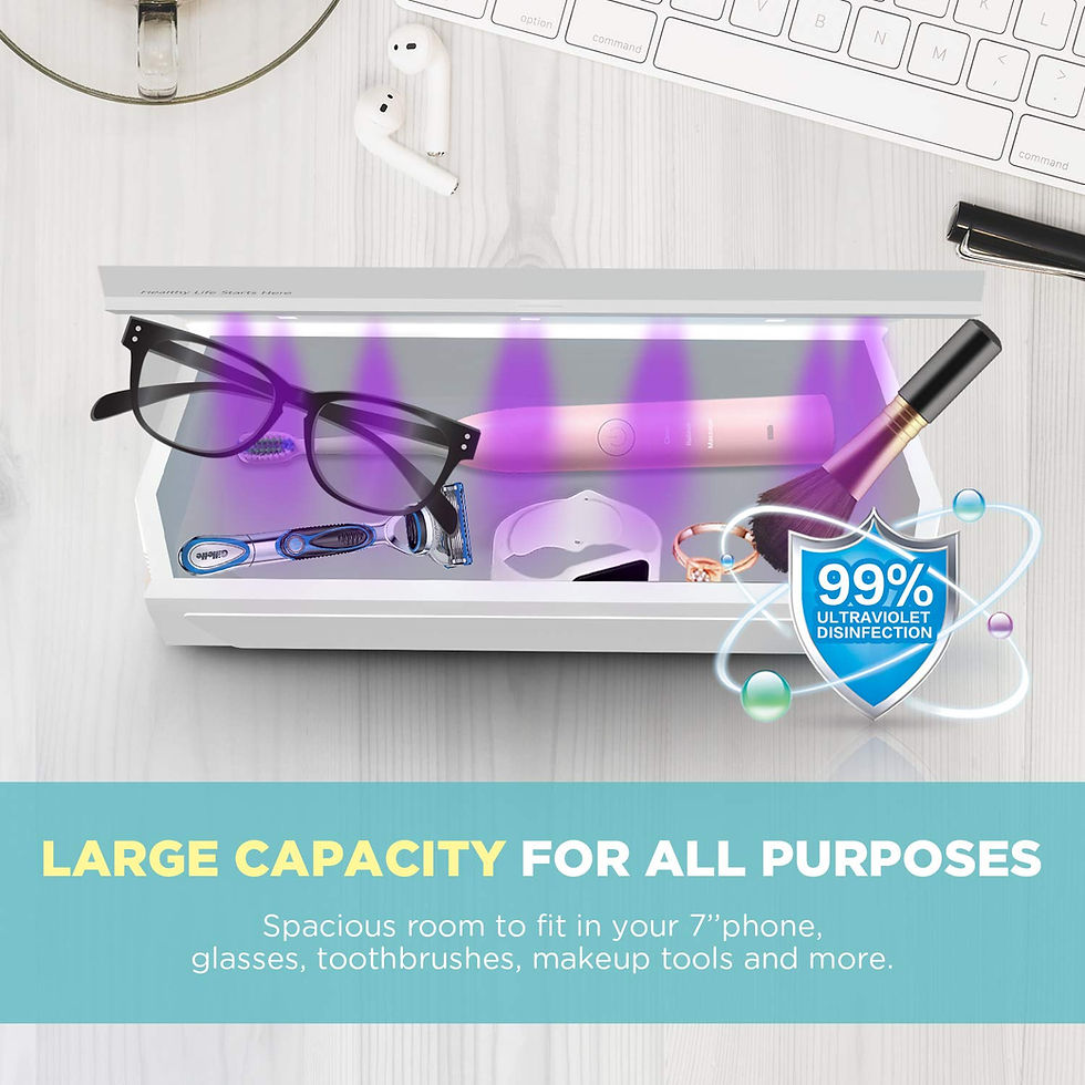 Thumbnail: Cahot Portable Wireless Charger UV Light Sanitizer Box with Aroma Diffuser, UV 