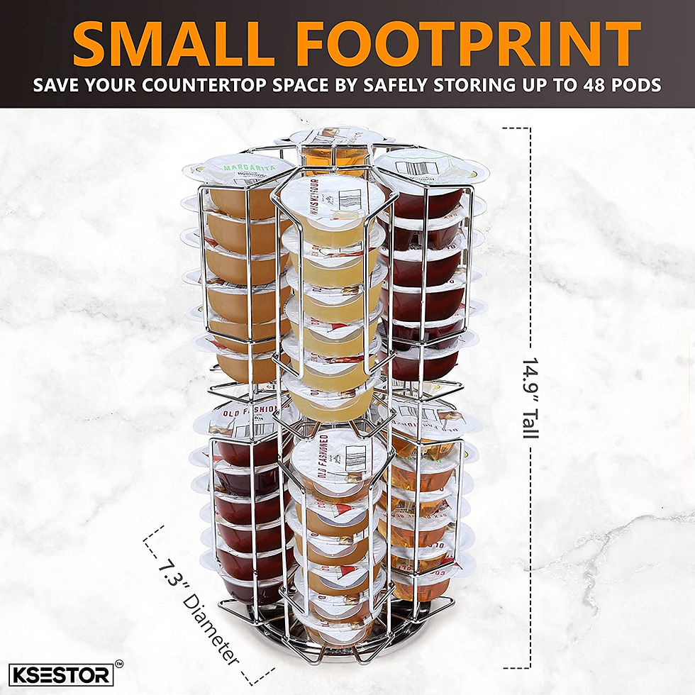 Thumbnail: Storage Carousel for Bartesian Capsules by Ksestor - Holds up to 48 Bartesian P