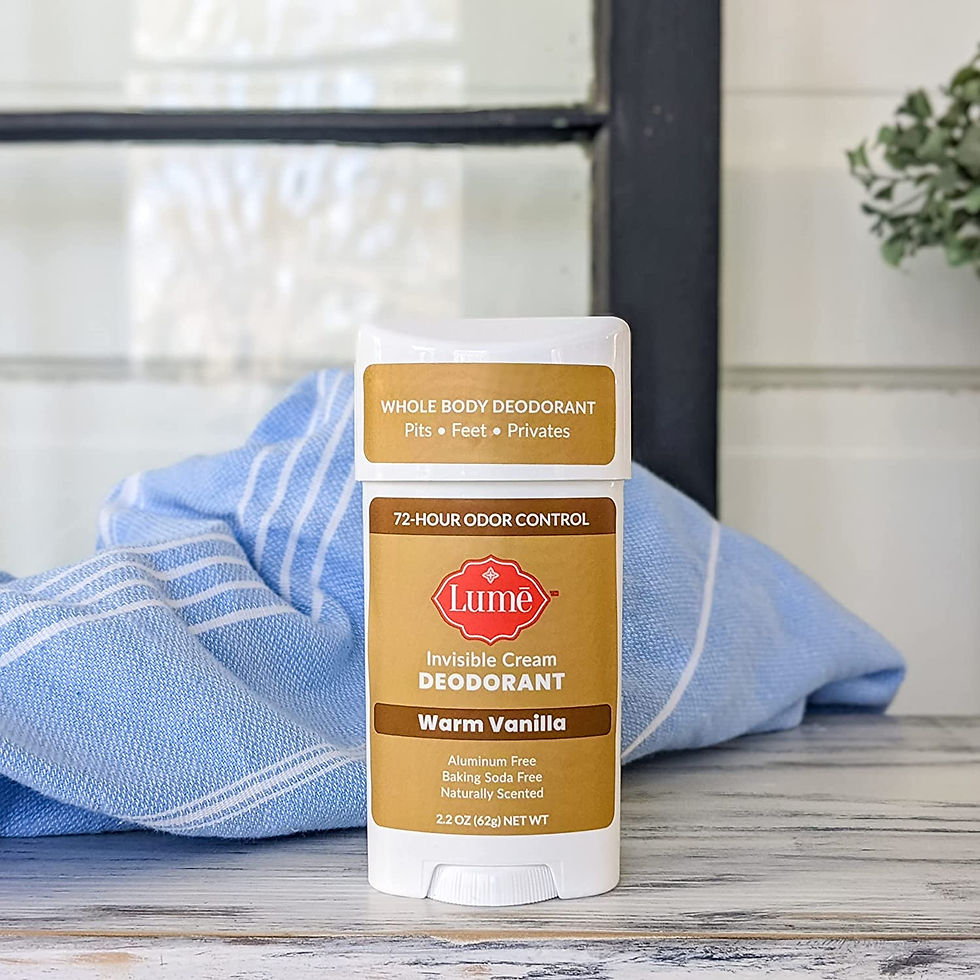 Thumbnail: Lume Deodorant Cream Stick - Underarms and Private Parts - Aluminum-Free, Bakin