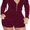 Thumbnail: MOEENCN Women Sweatsuits Sets 3 Piece Outfits Velvet Tracksuit Long Sleeve Hood