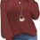Thumbnail: Eytino Womens Plus Size Tops Lace Short Long Sleeve V/Crew Neck Casual Loose Bl