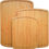 Thumbnail: Organic Bamboo Cutting Board Set of 3 with Lifetime Replacements - Wood Cutting