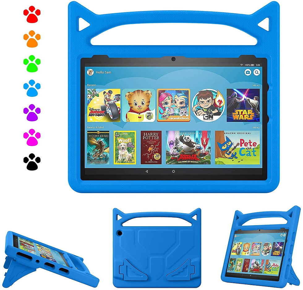 Thumbnail: Fire HD 10 Tablet Case for Kids,Fire HD 10 Plus Case(11th Generation, 2021 Rele