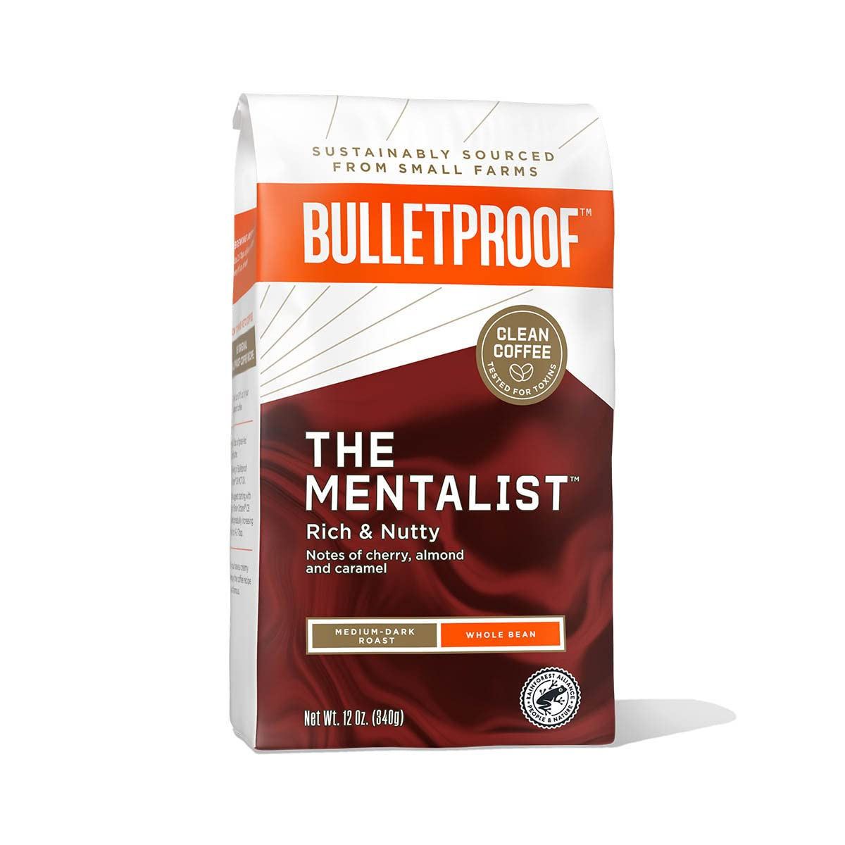 The Mentalist Ground Coffee, Medium Dark Roast, 12 Oz, Bulletproof Keto Friendl