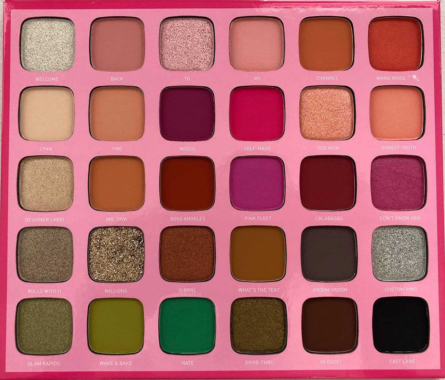 MORPHE x Jeffree Star Artistry Palette - 30 Attention-Grabbing Eyeshadows - A P