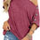 Thumbnail: INFITTY Womens Off Shoulder Tops Casual Summer Loose Button Down Short Sleeve S