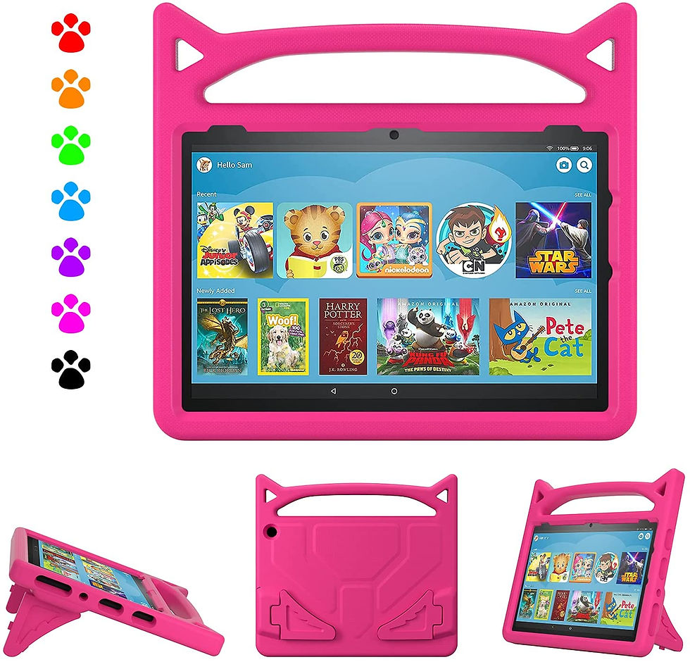 Thumbnail: Fire HD 10 Tablet Case for Kids,Fire HD 10 Plus Case(11th Generation, 2021 Rele