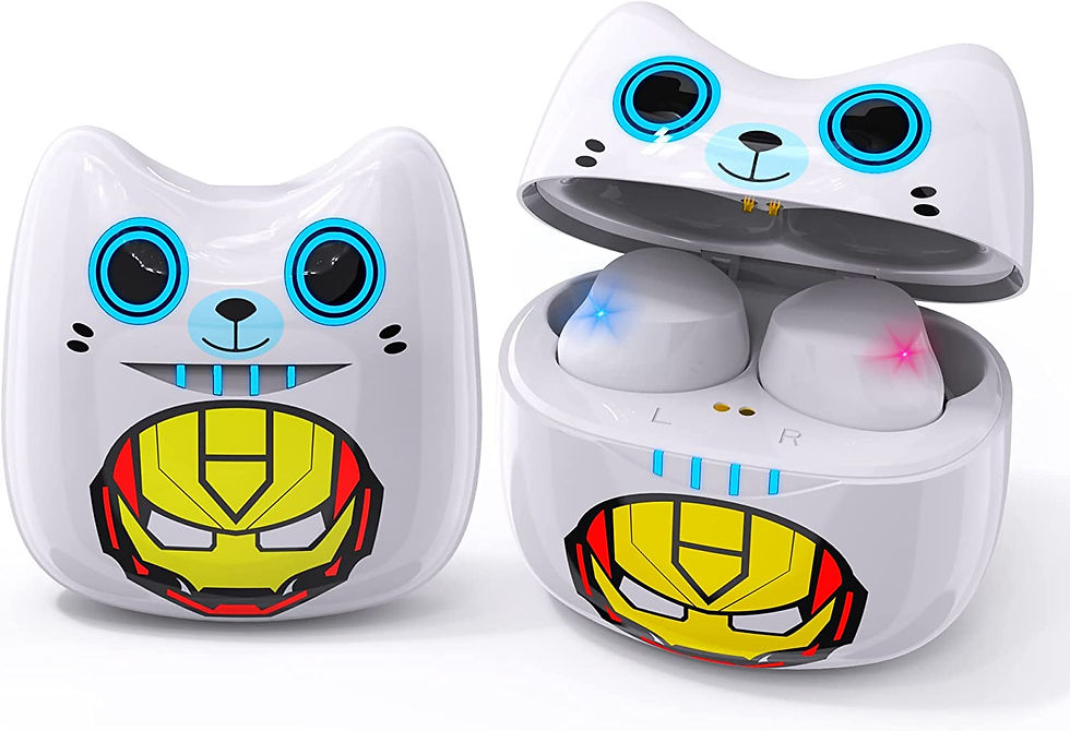 Thumbnail: AMAFACE Kids Wireless Earbuds Cute Panda Bluetooth Earbuds with mic Charging Ca