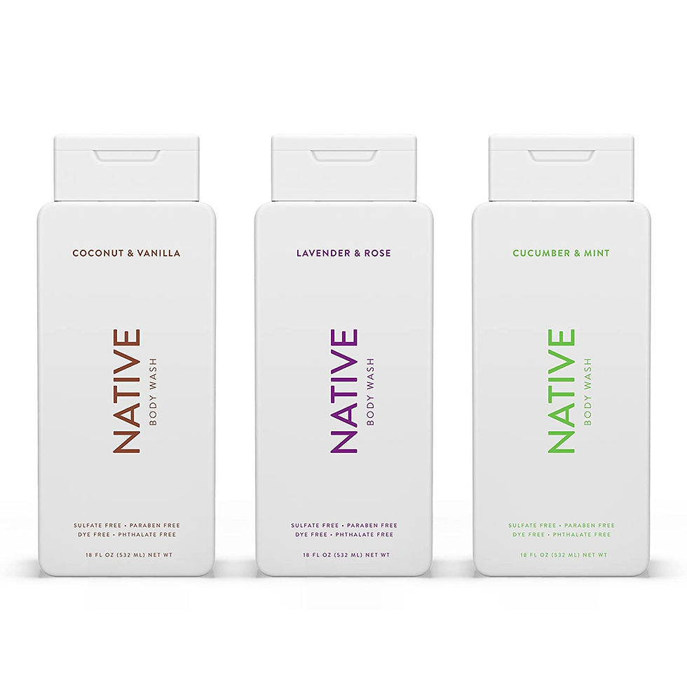 Thumbnail: Native Body Wash Natural Body Wash for Women, Men | Sulfate Free, Paraben Free,
