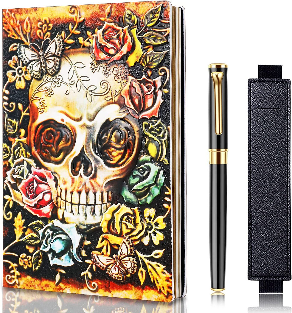 Thumbnail: Vintage Map Embossed Leather Notebook Travel Journal-Daily Notepad-Business Not